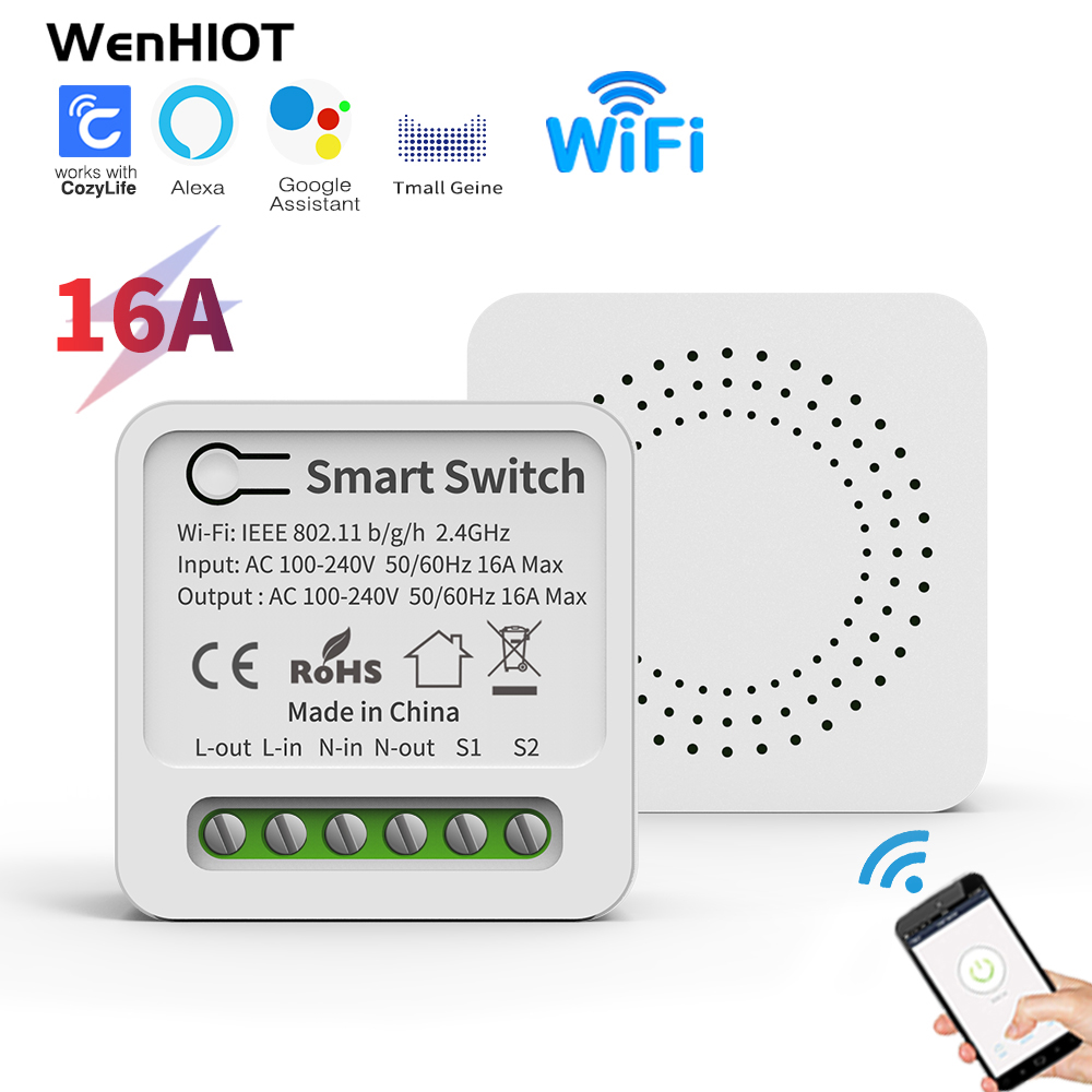 Công tắc hẹn giờ thông minh WiFi Bộ điều khiển không dây Ứng dụng CozyLife Alexa Google