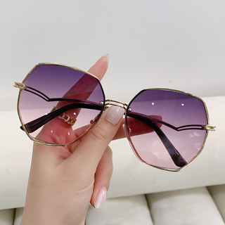 Kính Mát Tròng Màu gradient Thời Trang Cho Nữ