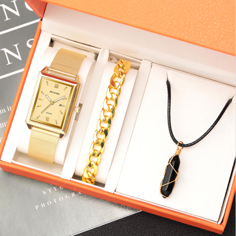 Đồng Hồ Đeo Tay quartz Thép Không Gỉ Thời Trang 2023 Phong Cách Cổ Điển Dành Cho Nam