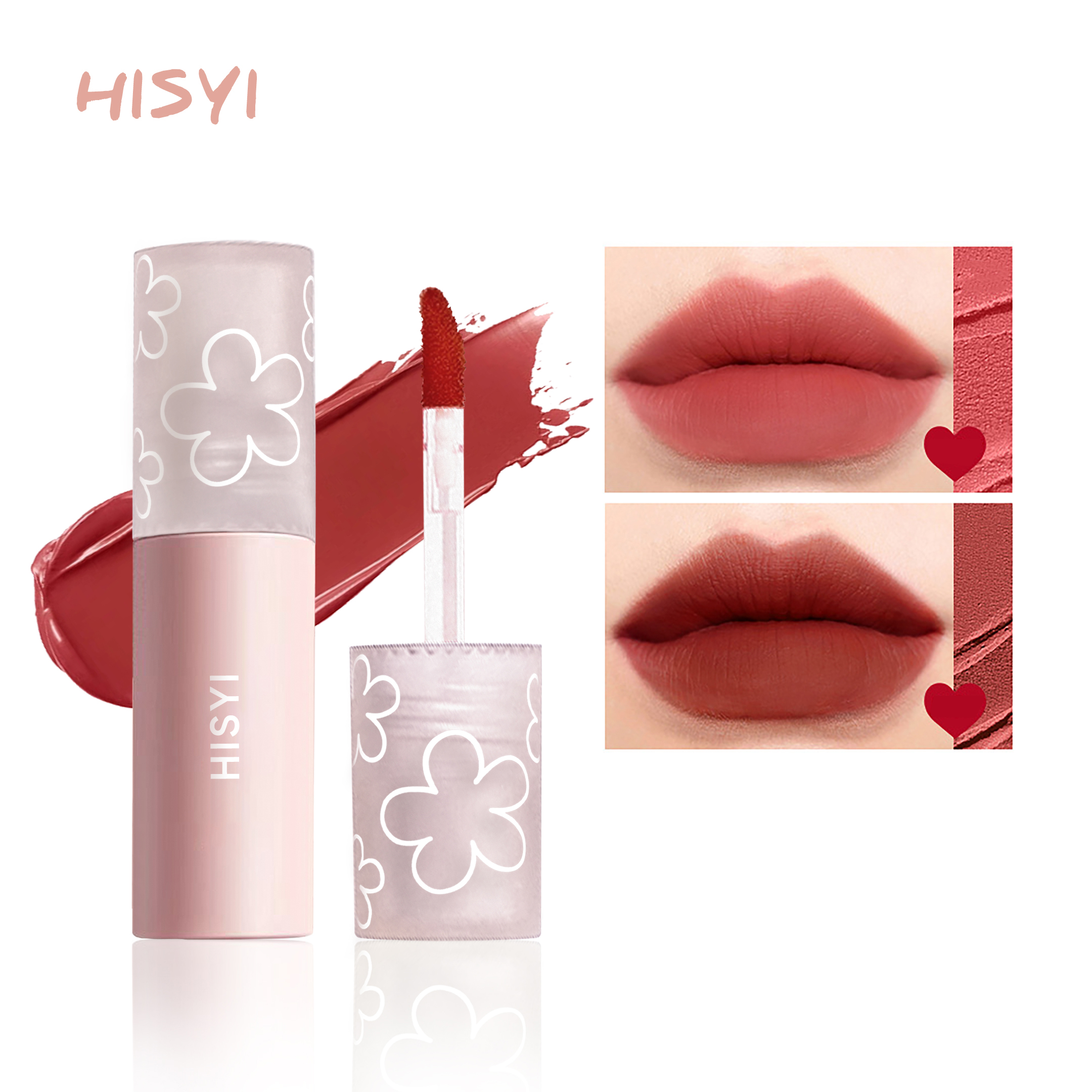 Mờ / matte Son Kem Lì Nhung Mịn Trang Điểm Làm Trắng Không Dính Cốc Không Phai Màu Giá Rẻ Cho Học Sinh