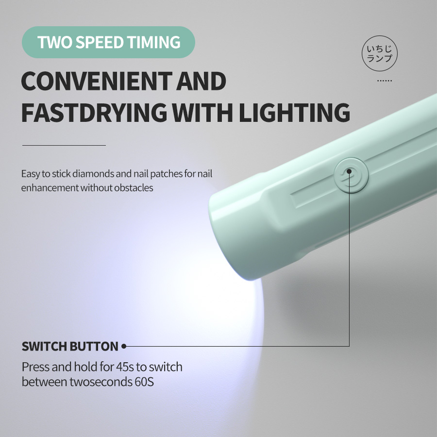 Đèn Móng Tay Sạc, Đèn Led Làm Móng Tay Di Động Bút Đèn Móng Tay Mini Đèn Cho Móng Tay Giả Máy Sấy Đèn Cho Móng Tay Móng Tay Móng Chân Gel Ba Lan Đèn Led