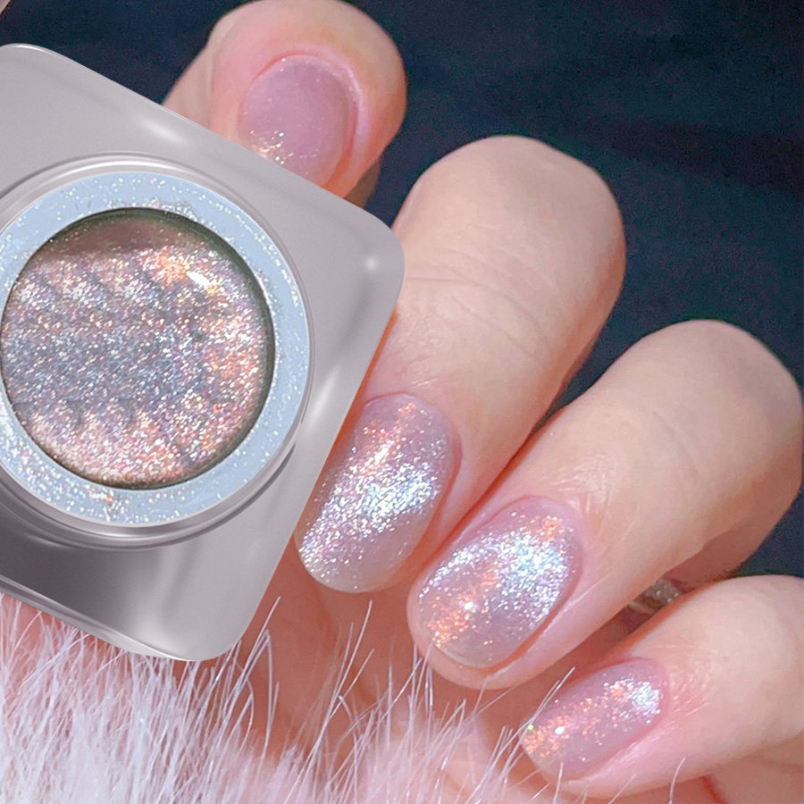 Gel Đánh Bóng Móng Tay Mắt Mèo Lấp Lánh Từ Tính Chống Tia uv