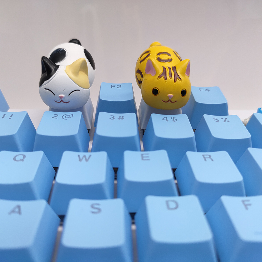 1 Bộ Bàn Phím Cơ Chơi Game Hình Mèo Dễ Thương diy Cho cherry mx switch