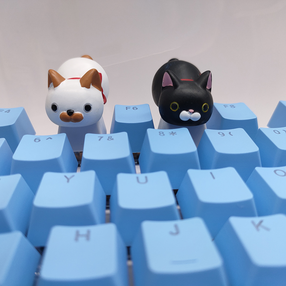 1 Bộ Bàn Phím Cơ Chơi Game Hình Mèo Dễ Thương diy Cho cherry mx switch