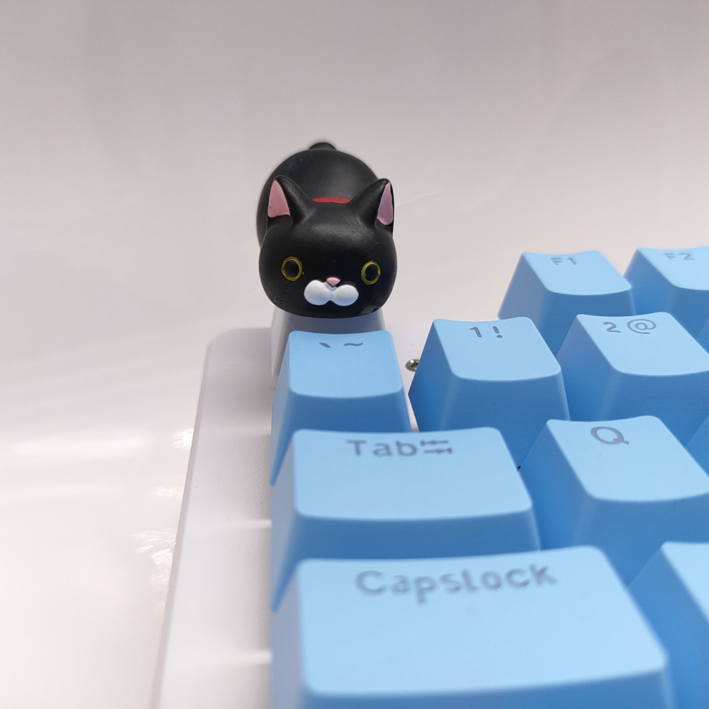 1 Bộ Bàn Phím Cơ Chơi Game Hình Mèo Dễ Thương diy Cho cherry mx switch