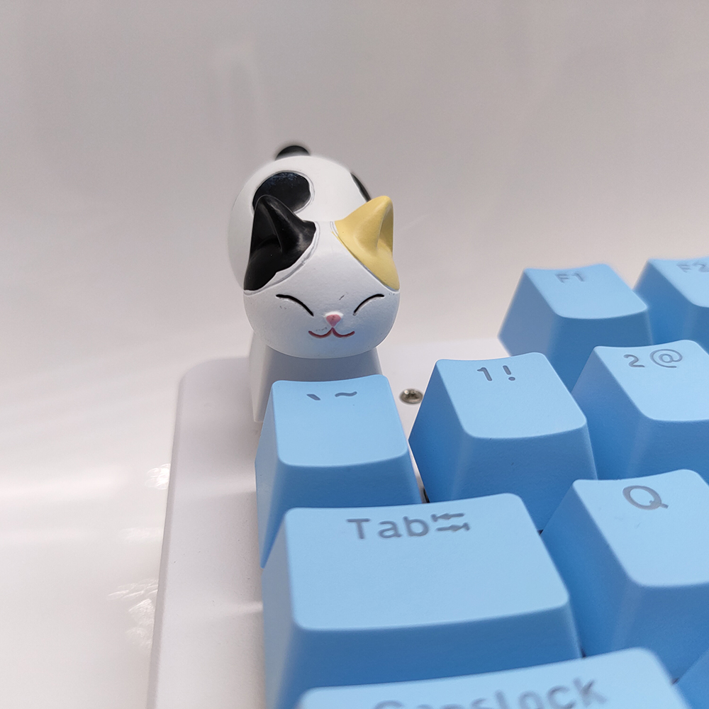 1 Bộ Bàn Phím Cơ Chơi Game Hình Mèo Dễ Thương diy Cho cherry mx switch