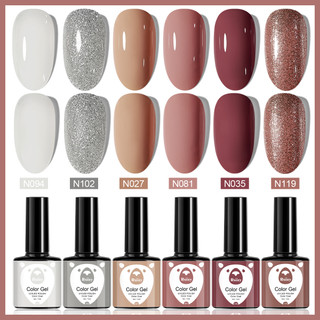 6 Màu Gel Ba Lan Bộ Gel Sơn Móng Tay Tất Cả Các Mùa Móng Tay Nghệ Thuật Ngâm Tắt Đèn LED Gel Nail Kit DIY Home Salon Làm Móng Tay Quà Tặng Cho Nữ Cô Gái