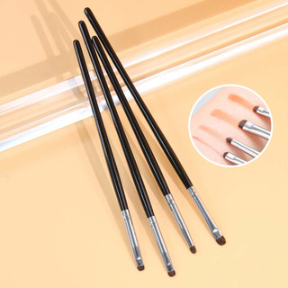Bàn chải mắt 4 gói, Bàn chải phấn mắt tóc động vật, hoàn hảo cho ngày và các bữa tiệc