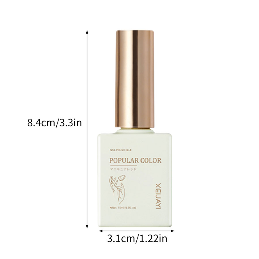 1 Lọ Sơn Móng Tay gel 15ml Màu Đỏ Rượu Vang Lấp Lánh diy