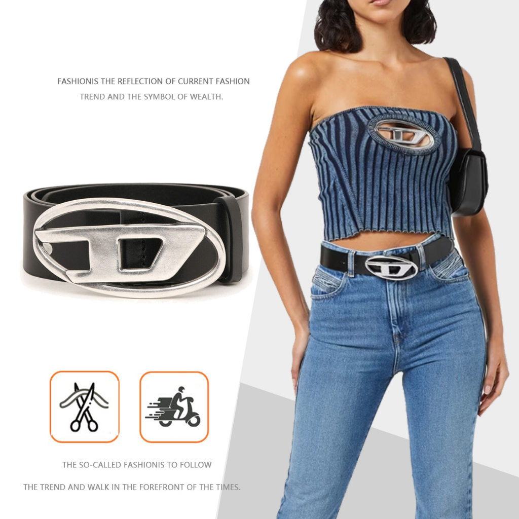 Thắt Lưng Da Mạ Bạc Thời Trang Cho Nam Và Nữ