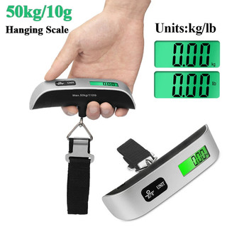 Cân Điện Tử Màn Hình lcd 50kg / 10g Tiện Dụng Khi Đi Du Lịch