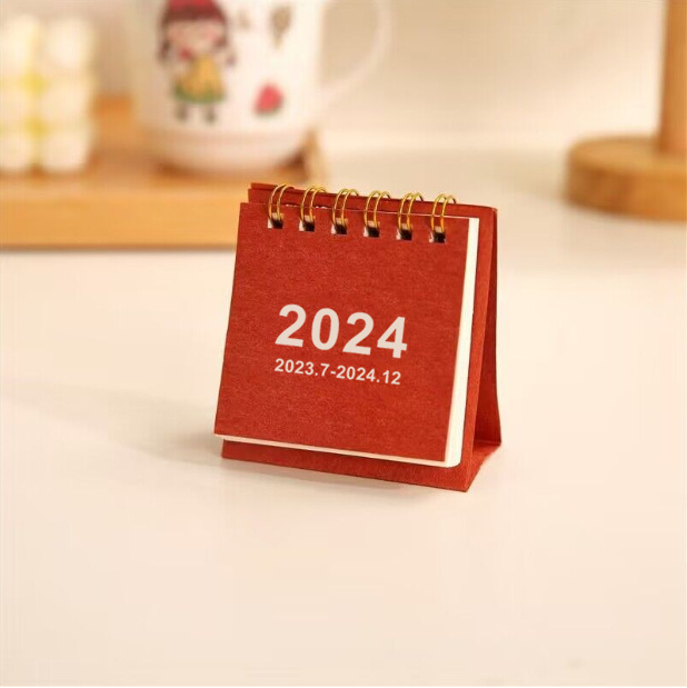 Lịch Năm 2024 Mini Để Bàn Thiết Kế Sáng Tạo Trang Trí Văn Phòng