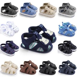 Dép bé trai và bé gái từ 0 đến 18 tháng tuổi, giày chống trượt cho bé, đế mềm