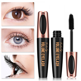 4d Volumizing Dày Uốn Mascara Đen Chống Thấm Nước Chống lem Dài Mascara