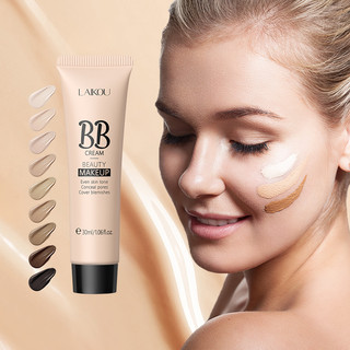 Laikou Kem Nền bb Che Khuyết Điểm Chống Thấm Nước Kiểm Soát Dầu Lâu Trôi 30ml
