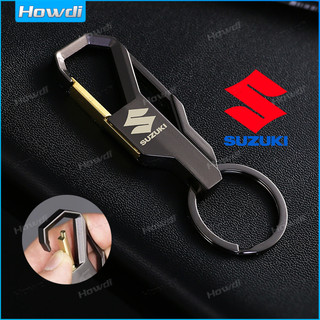 Mới móc khóa hợp kim hình logo xe mô tô suzuki