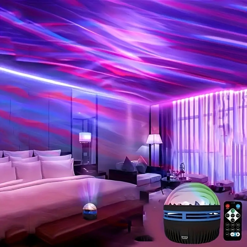 1 Đèn Chiếu Hiệu Ứng Bầu Trời Đầy Sao Đa Chức Năng 7 Màu Sắc Thay Đổi Kèm Điều Khiển Từ Xa Phù Hợp Cho Phòng Khách / Phòng Ngủ / Tiệc Cưới / Giáng Sinh / halloweenBộ Đồ Đi Du Lịch Chất Lượng Cao Tiện Lợi Dễ Sử Dụng