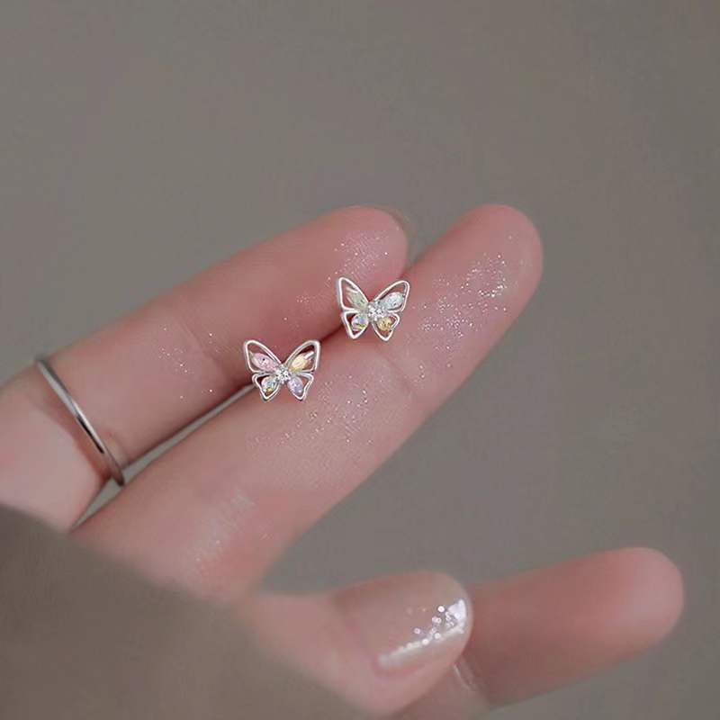 Khuyên Tai Hình Bướm Đơn Giản Thời Trang Cho Nữ