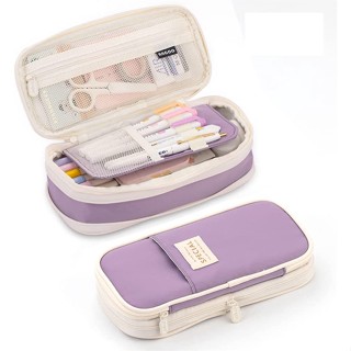 Túi Đựng Bút Đa Năng Sức Chứa Lớn Màu Sắc Tương Phản Sáng Tạo