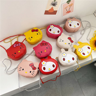 Túi đeo chéo mini hình mèo dễ thương cho bé gái
