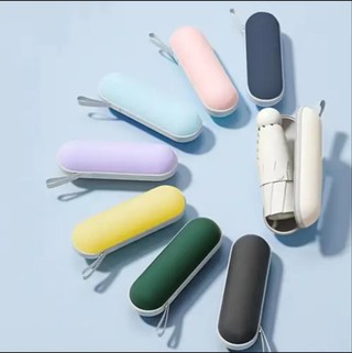 Dù Gấp Tự Động Gọn Nhẹ Chống Thấm Nước Với 6 Đầu Thay Thế Tiện Dụng Mang Theo Du Lịch