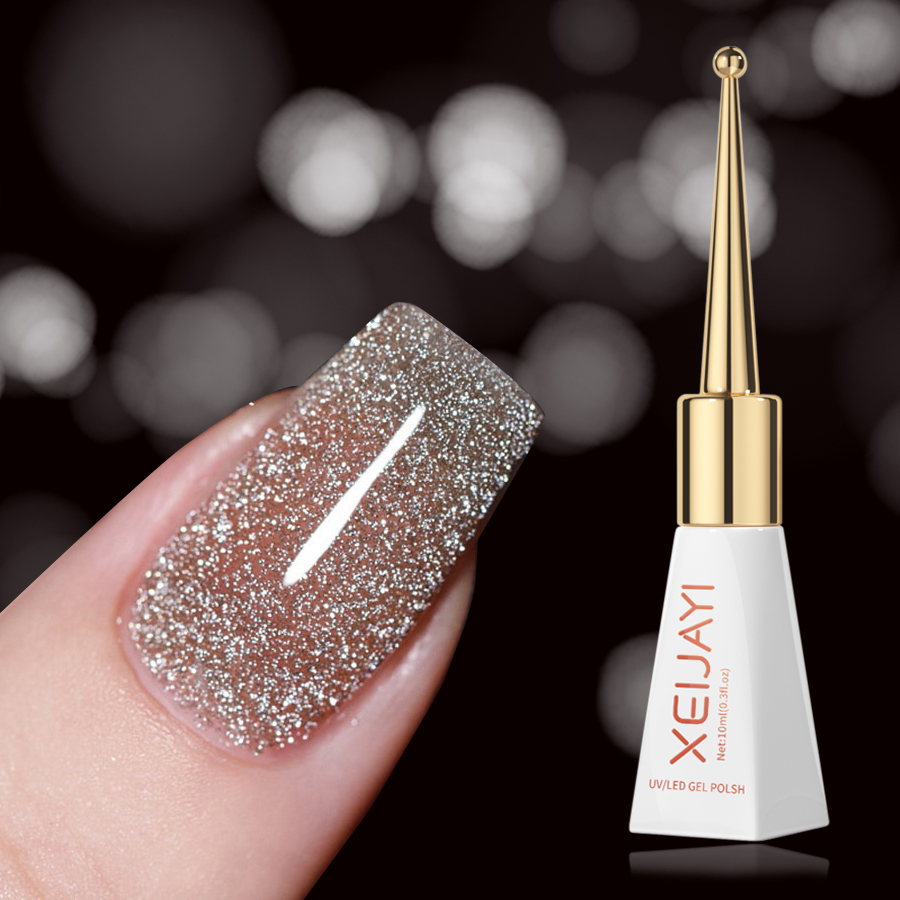 Sơn Móng Tay gel Lấp Lánh Mắt Mèo holographic Từ Tính Chống Tia uv