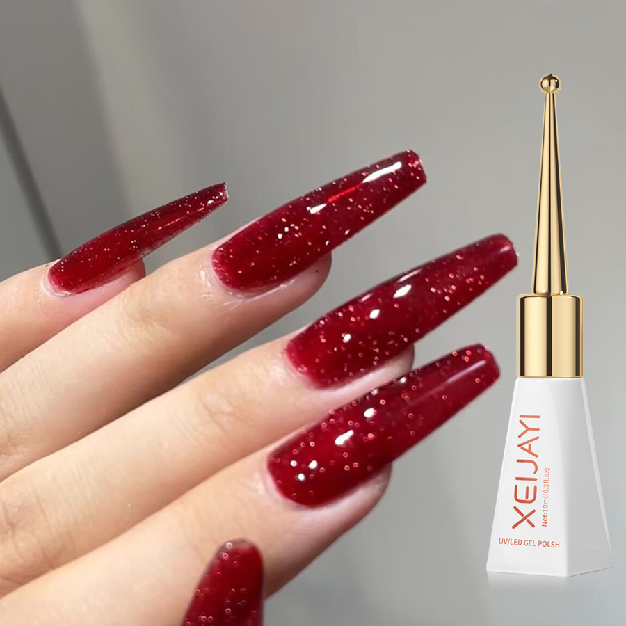 Sơn Móng Tay gel Lấp Lánh Mắt Mèo holographic Từ Tính Chống Tia uv
