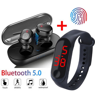 Tai Nghe Y30 tws Bluetooth 5.0 Không Dây Có Micro Cho Android ios