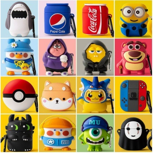 Hộp đựng tai nghe phim hoạt hình hộp đựng Tai nghe không dây dễ thương