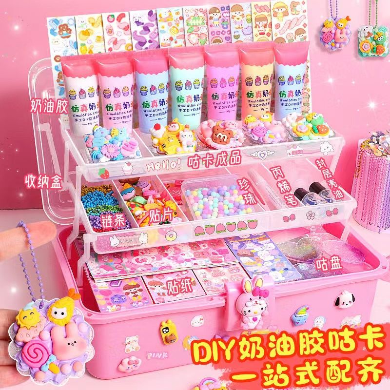 Bộ Thẻ Goo Đồ Chơi Dán Sổ Tay diy Dễ Thương Cho Bé Gái