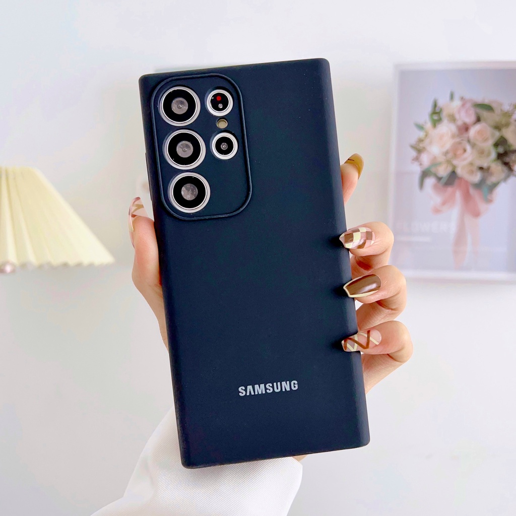 Ốp Lưng Silicone Cho Samsung Galaxy S23 S22 Ultra S23 Plus