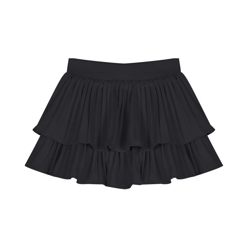 Áo Dệt Kim Sát Nách Dáng Ôm + Chân Váy Xếp Ly Màu Đen Phong Cách Pháp Thời Trang Chất Lượng Cao Cho Nữ