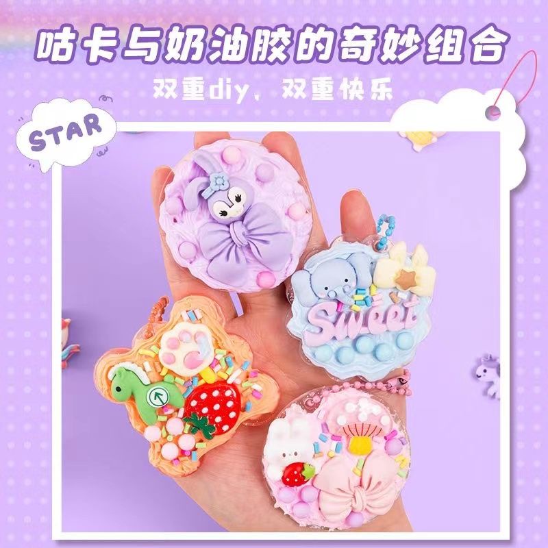 Bộ Thẻ Goo Đồ Chơi Dán Sổ Tay diy Dễ Thương Cho Bé Gái