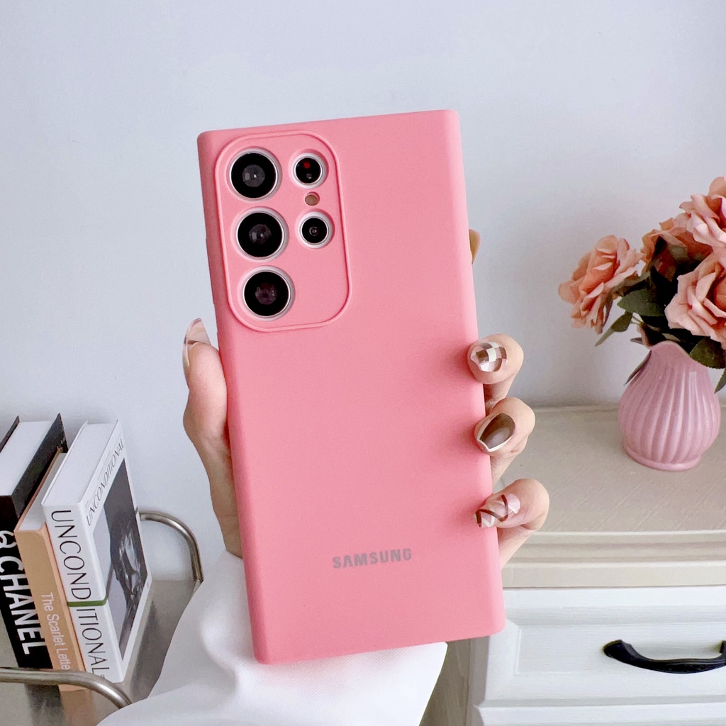 Ốp Lưng Silicone Cho Samsung Galaxy S23 S22 Ultra S23 Plus