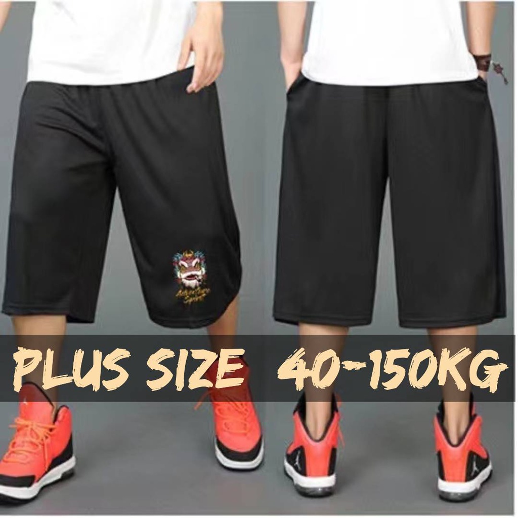 [Plus Size] Quần Short Thể Thao Dáng Rộng Thoáng Khí Thời Trang Cho Nam