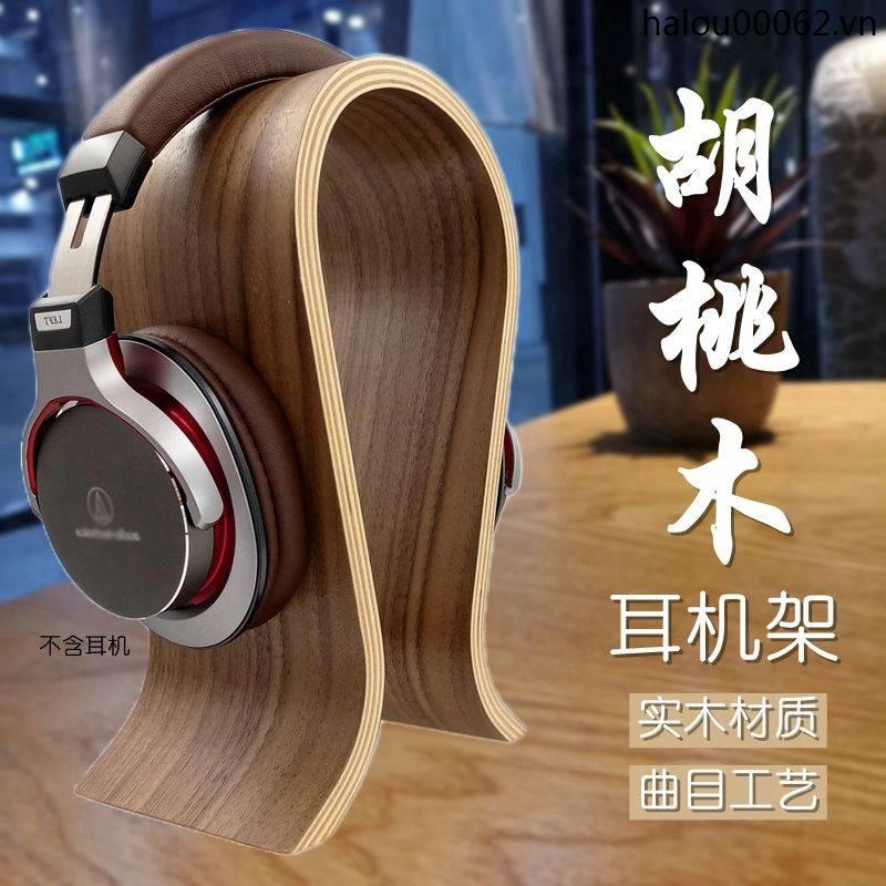 Giá Đỡ Tai Nghe Hình Chữ U Bằng Gỗ Óc Chó