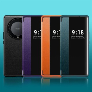 Ốp điện thoại da pu mềm nắp lật chống sốc cho honor magic 5 lite honor magic5 pro 3 4 lite