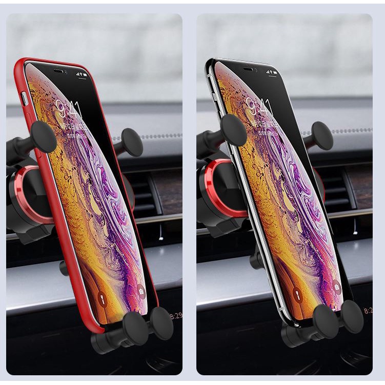 Giá Đỡ Điện Thoại Gắn Khe Điều Hòa Xe Hơi Tiện Dụng