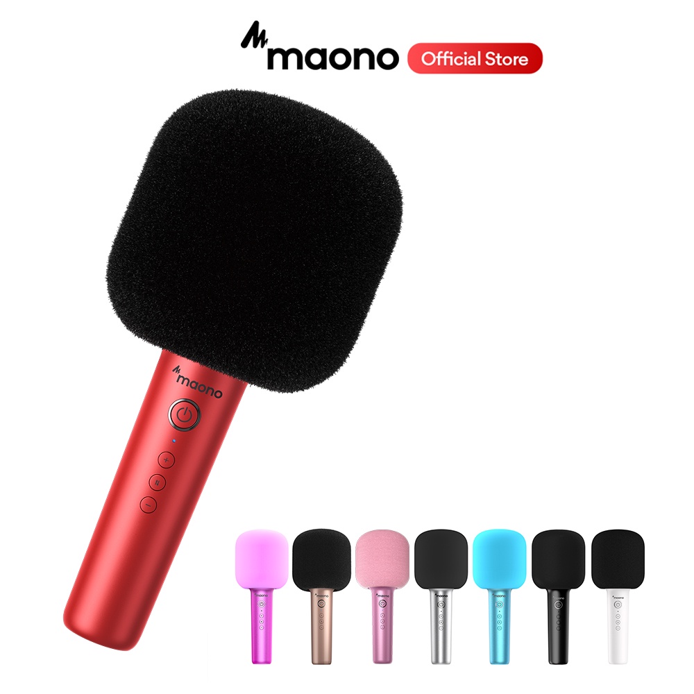 Micro karaoke bluetooth MAONO MKP100 với loa không dây cho điện thoại/máy tính/tiệc tùng/quà tặng cho gia đình và bạn bè