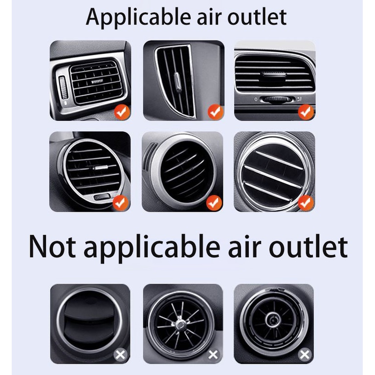 Giá Đỡ Điện Thoại Gắn Khe Điều Hòa Xe Hơi Tiện Dụng