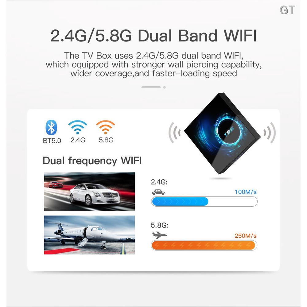 Bộ TV box T95 4K Độ Nét Cao Hỗ Trợ 4K.6K