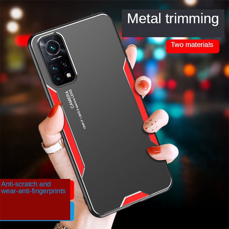Ốp Điện Thoại Hợp Kim Nhôm Nhám Chống Sốc Sang Trọng Cho Xiaomi Mi 10T Pro 11T Pro 12T Pro 9T Pro