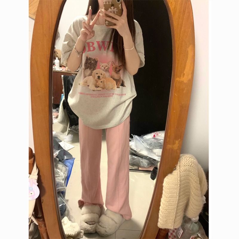 Nữ Sinh Mùa Hè Mới Lỏng Lẻo Hợp Thời Trang Hàng Đầu