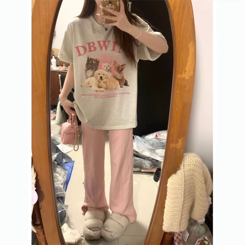 Nữ Sinh Mùa Hè Mới Lỏng Lẻo Hợp Thời Trang Hàng Đầu