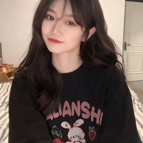 Áo Thun 100% Cotton Tay Ngắn Dáng Rộng In Hình Thỏ Phong Cách Hàn Quốc Thời Trang Cho Nữ