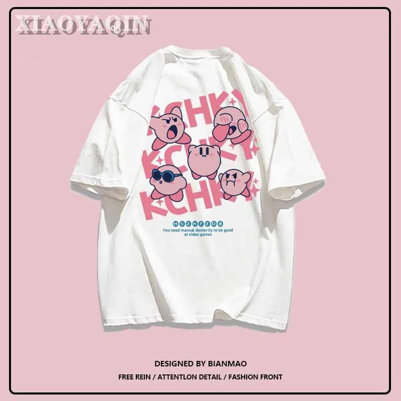 Áo Thun 100% Cotton Tay Ngắn Màu Đen Dáng Rộng Phong Cách Nhật Bản Dành Cho Cặp Đôi