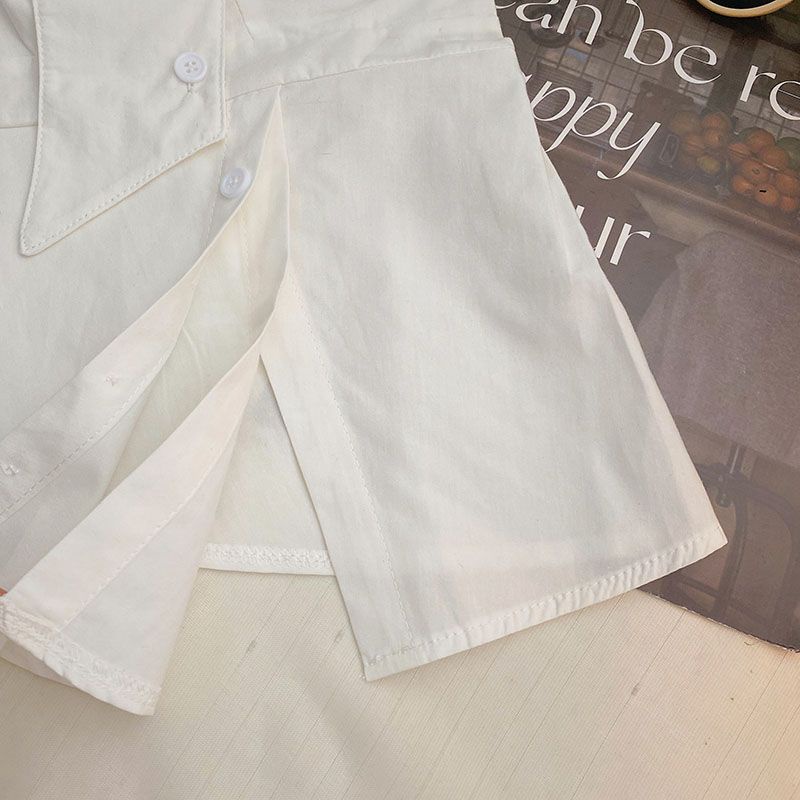 Áo Ống Màu Trắng Thiết Kế Không Đồng Đều Có Đệm Ngực Phong Cách Hàn Quốc Thời Trang Mùa Hè Hàng Mới Dành Cho Bạn Nữ