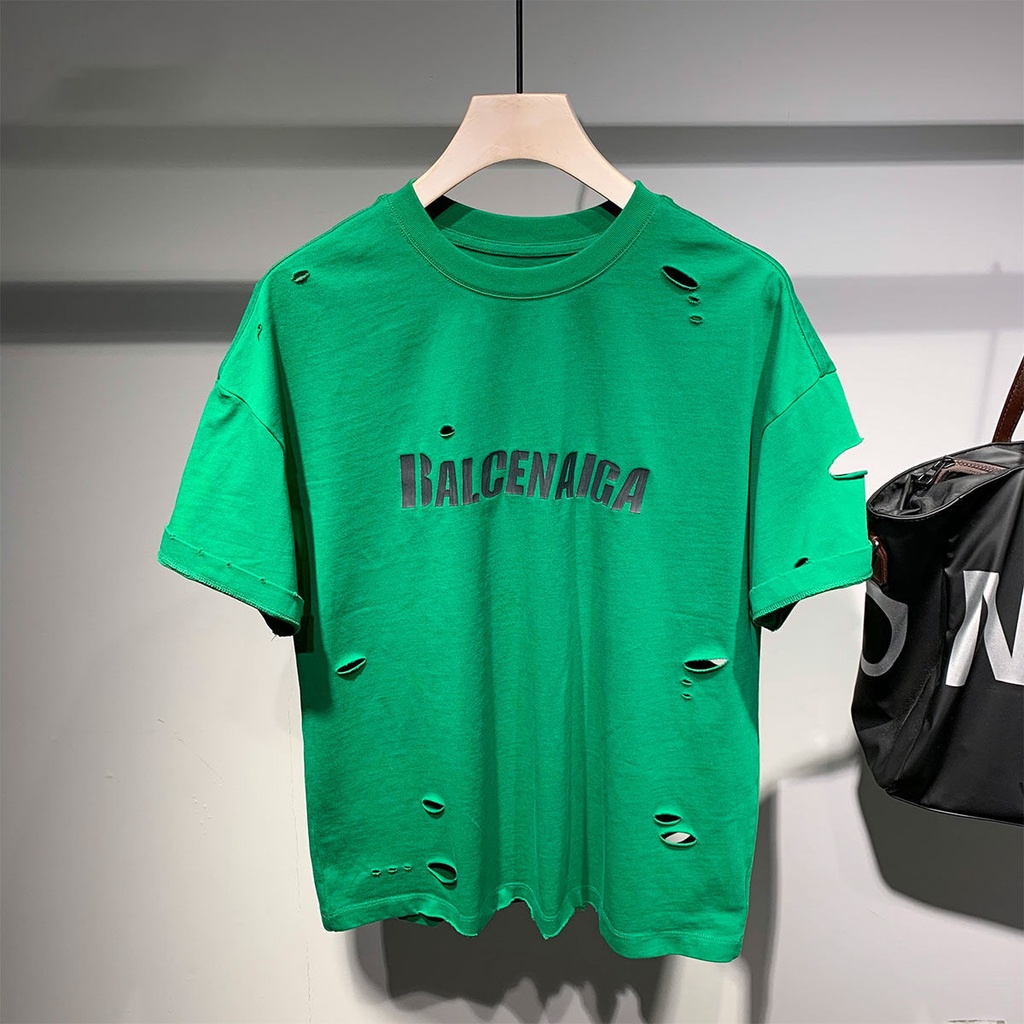 Áo nam Tay Ngắn In Chữ balenciaga Cá Tính