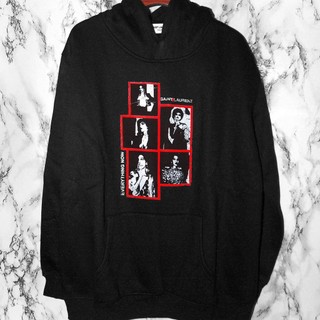 Saint Laurent Áo Hoodie Dài Tay In Chữ graffiti Thời Trang Unisex