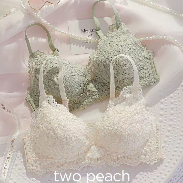 Áo Ngực Ren Không Gọng Thép Chống Chảy Xệ Phong Cách Quyến Rũ Dành Cho Nữ